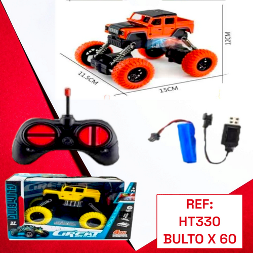 Carro Para Niños Todo Terreno A Control Remo