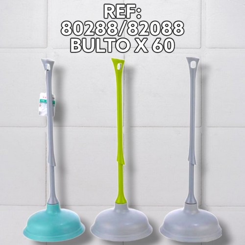 80288/82088-Chupa Para Baño Colores Gris Verde Azu