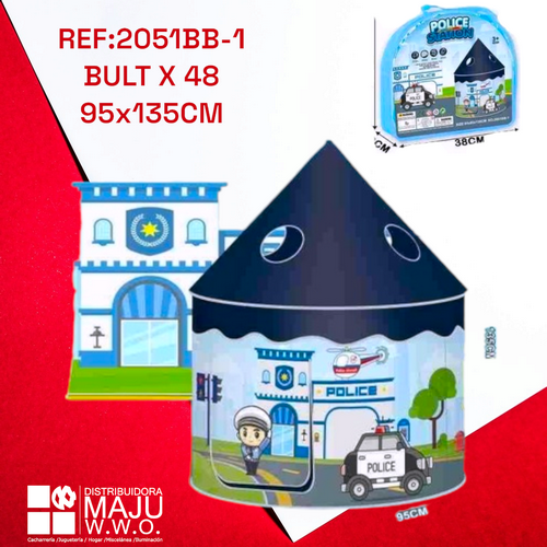 Carpa Infantil De Policia 95 X 135 Cm