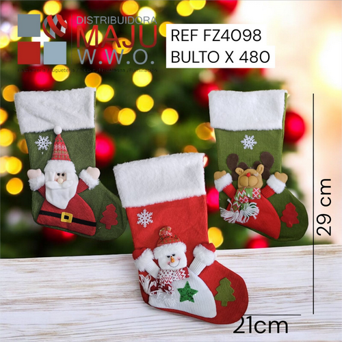 Decoracion Navidad Medias Decorativas Festi