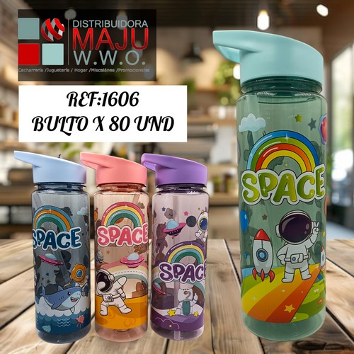 Botilo Con Estampados Espaciales De 800Ml