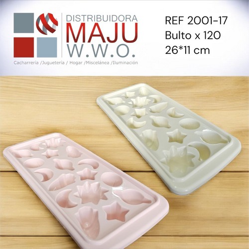 Hielera Plastica Formas Varios-26*11 Cm
