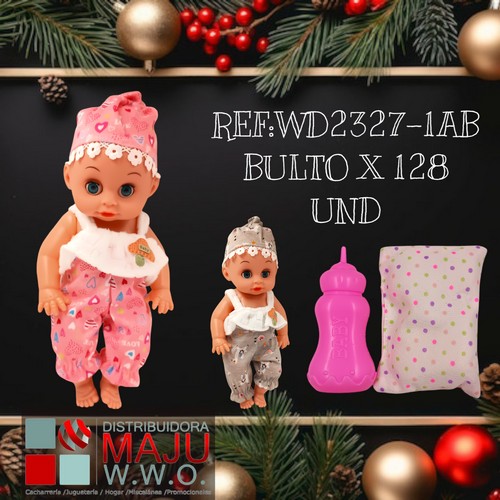 Muñeca Con Accesorios En Bolsa