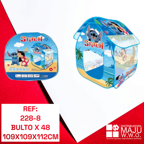 Carpa Infantil Lilo Y Stitch 109X109X112Cm