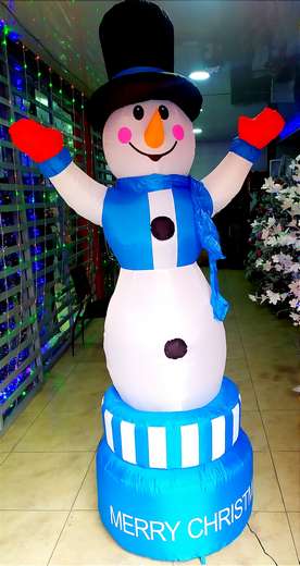 Inflable Navideño Muñeco De Nieve