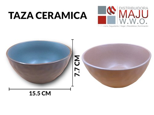 Tazon Ceramico Tonos Pastel Para Aliemntos