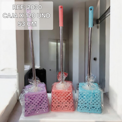 Cepillo Para Baño Geometrico Colores Pastel