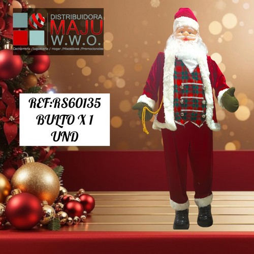 Papa Noel A Escala De 150Cm Con Sonido Mov