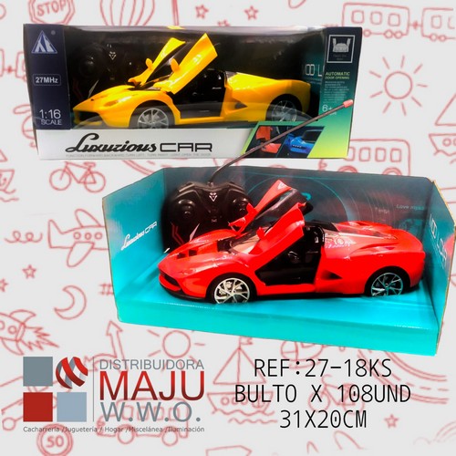 Carro Deportivo Modelo 2 Colores Modelo Pu