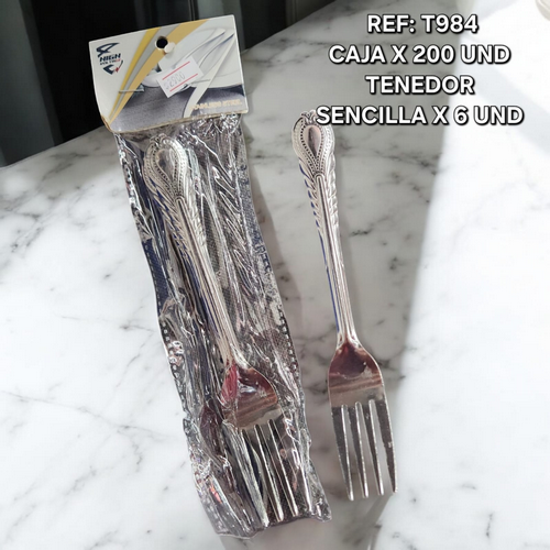 Juego Tenedor X6 Economico