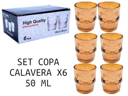 Set 6 Copas ( Ojo Precio X Set ) Diseño Rel