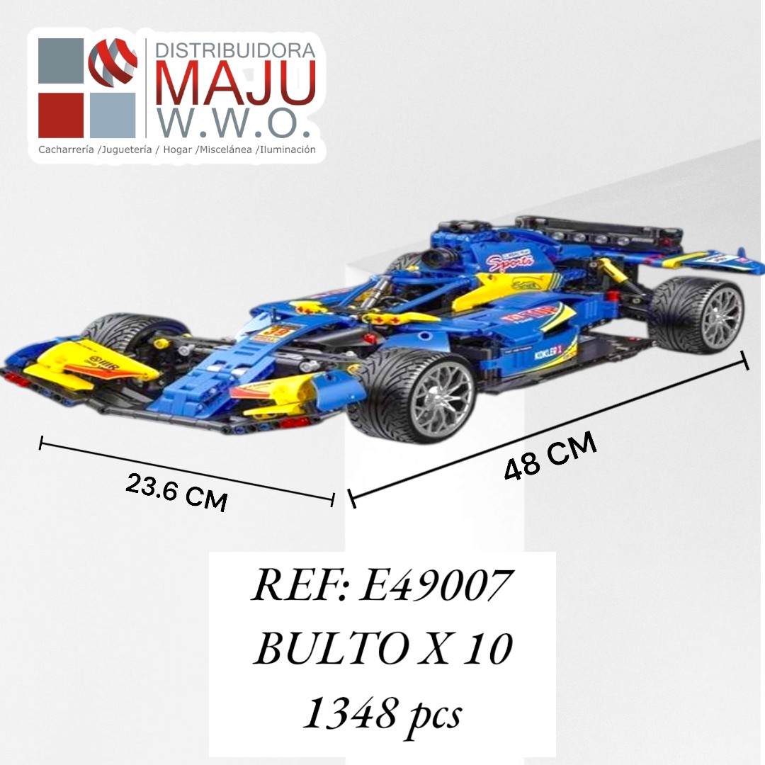 Carro Formula 1 Lego Para Niños De Control