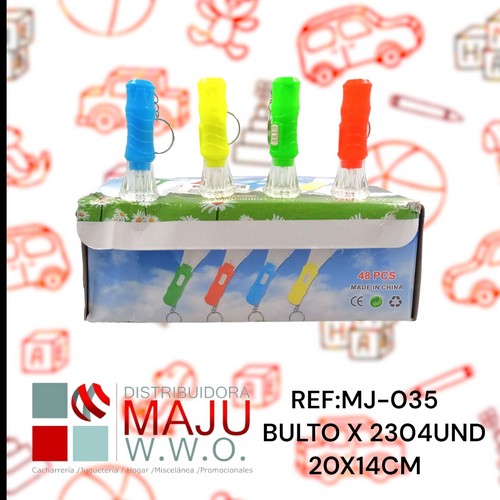 Mj-035 Linterna Caja X 48Pcs Colores 20X14Cm {Do86