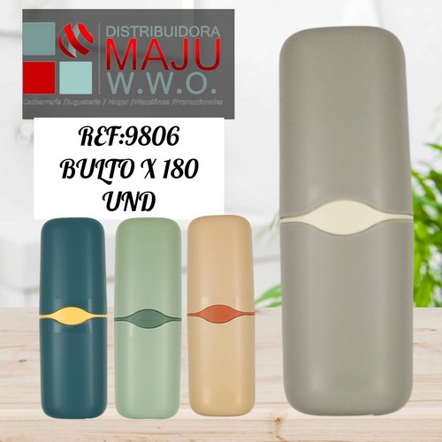 Porta Cepillo Con Divisiones Colores Varios