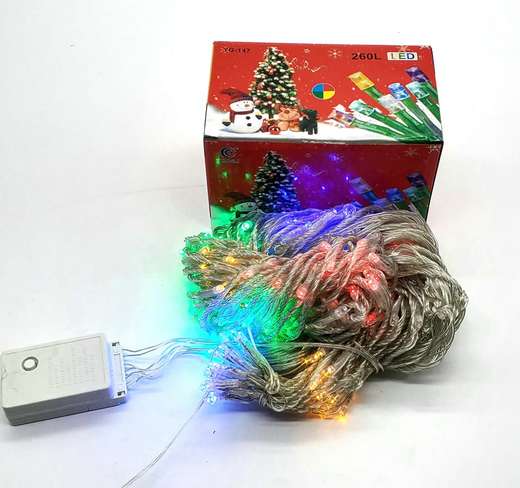 Luces Navideñas X 260Leds Multicolor