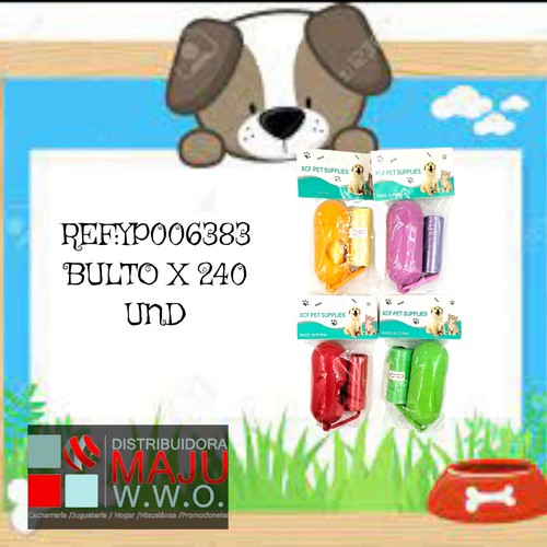 Dispensador De Bolsas Para Perro En Form