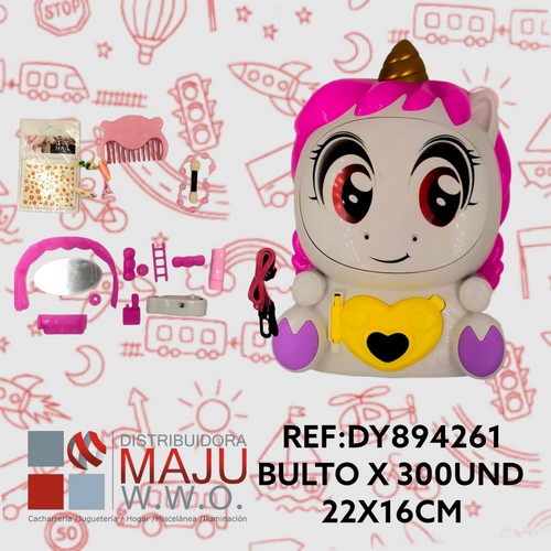 Tocador Unicornio Con Accesorios Portable