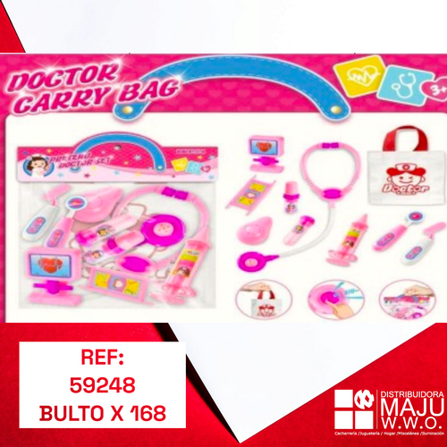 Set De Doctor Para Niños En Rosa