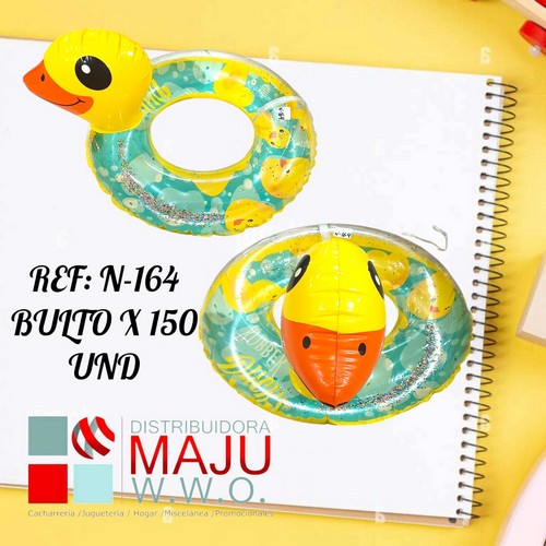 Inflable Para Piscina Rueda Patos 70Cm