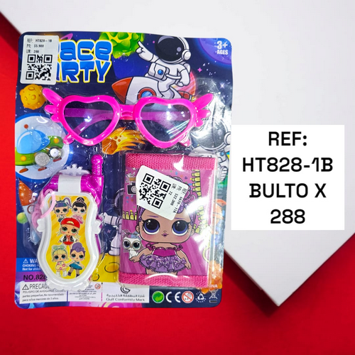 Juguete Para Niños Gafas, Cartera Y Telef