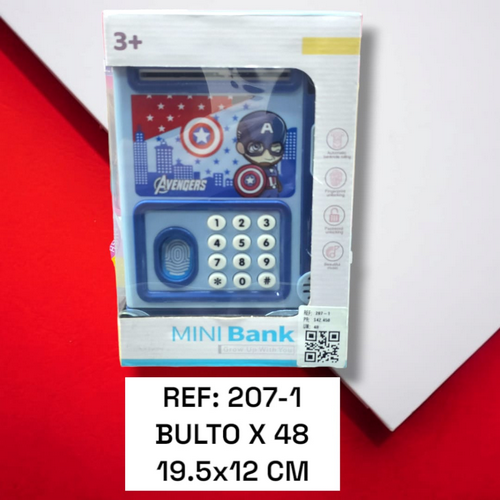 Juguete Banco De Capitan America Con Sistema