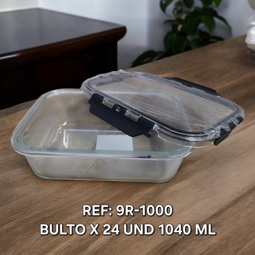Refractaria Hermetica Rectangular 1040Ml