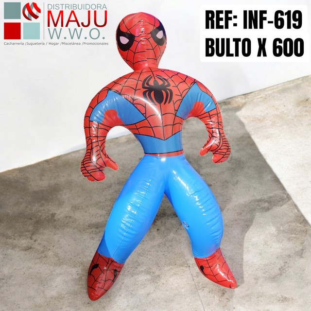 Inflable En Forma De Hombre Araña Mediano