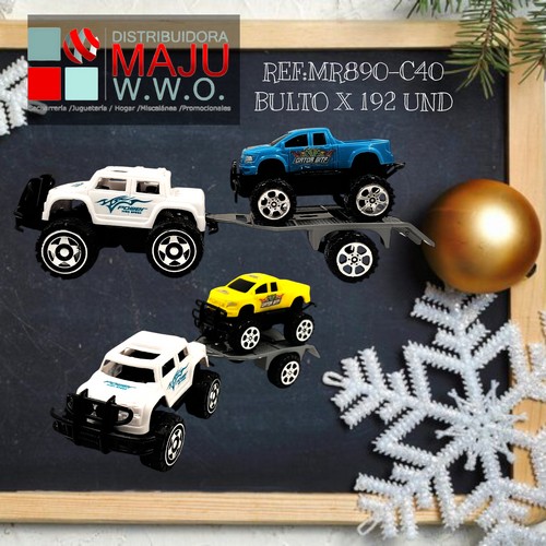 Monter Truck Con Trailer Y Carro 4X4