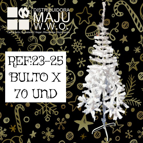 23-25 Arbol Navideño Blanco De 90Cm {Do867}