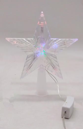 C Madorno Navideño Estrella Para Punta De Arb
