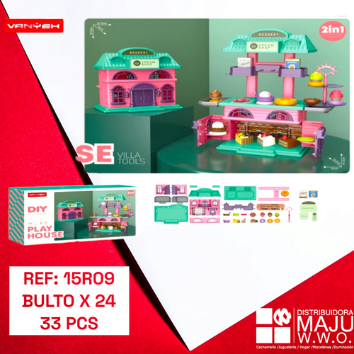 Juguete Casa Set De Postres 33 Pcs
