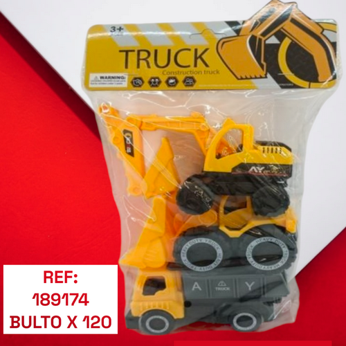 Carro De Construccion Para Niños Pcs 3