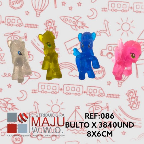 Muñequito Tipo My Little Pony 8X6Cm {Do865}