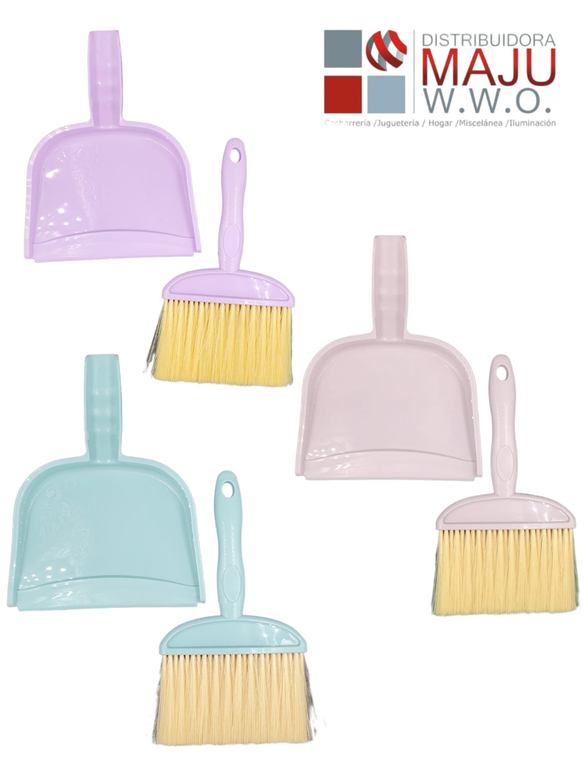 Wi4355/3319-Recogedor Y Escoba De Mano En Bolsa Co