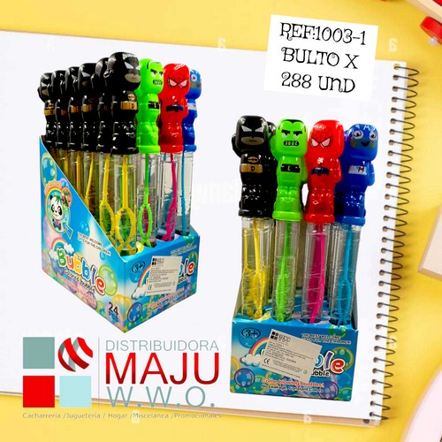 Burbujero Superheroes Caja X24 Pcs
