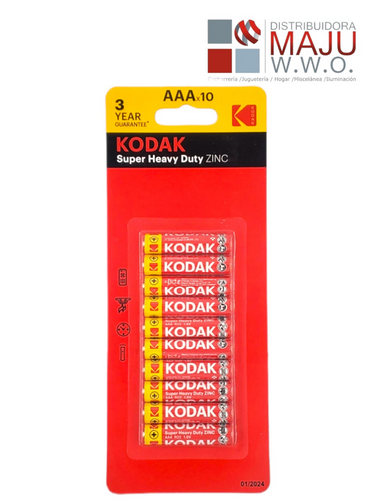 N2021-84 Pila Kodak En Blister X10 Unidades Aaa