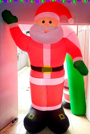 Inflable Navideño Muñeco De Nieve