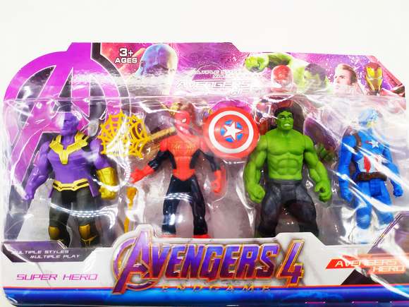 Muñeco Heroes En Blister X4