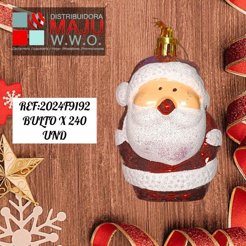 Papa Noel Para Colgar X3Pcs