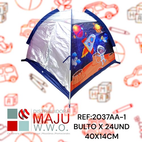 Camping Para Niños Space 40X14Cm {Do864}