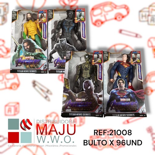 Superheroes Articulados Con Luz Y Sonido En