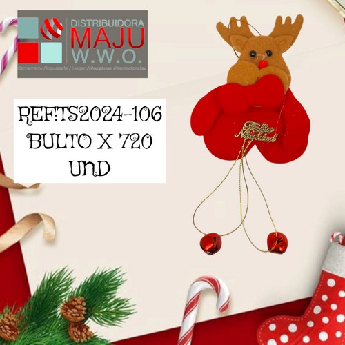 Muñecos Navideños En Bolsa Para Colgar