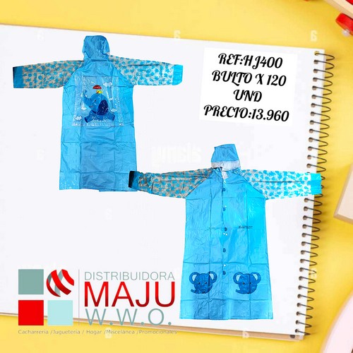 Impermeable Para La Lluvia Elefante 27 X 23