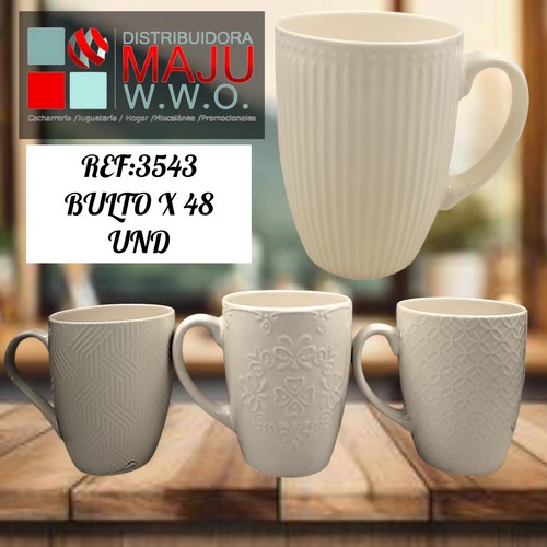 Pocillo Ceramico Texturizado Extruido De 420