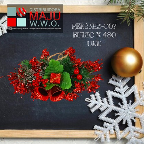 Corbatines Navideño Floral Regalos Campan