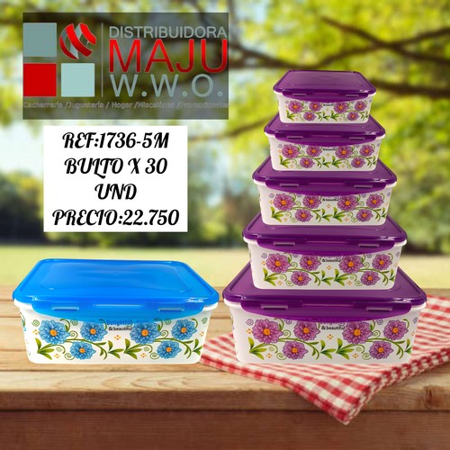 Recipiente De Comida X5 2400 1800 850 450