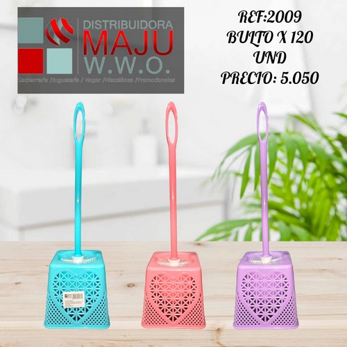Cepillo De Baño Cuadrado Con Diseño De Corazo
