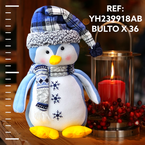 Muñeco De Navidad Pinguino Artico