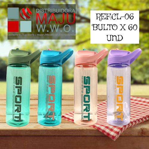 Botilo 700 Ml Sport Chupo Goma