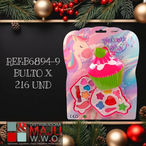 Maquillaje En Blister Cupcake Doble